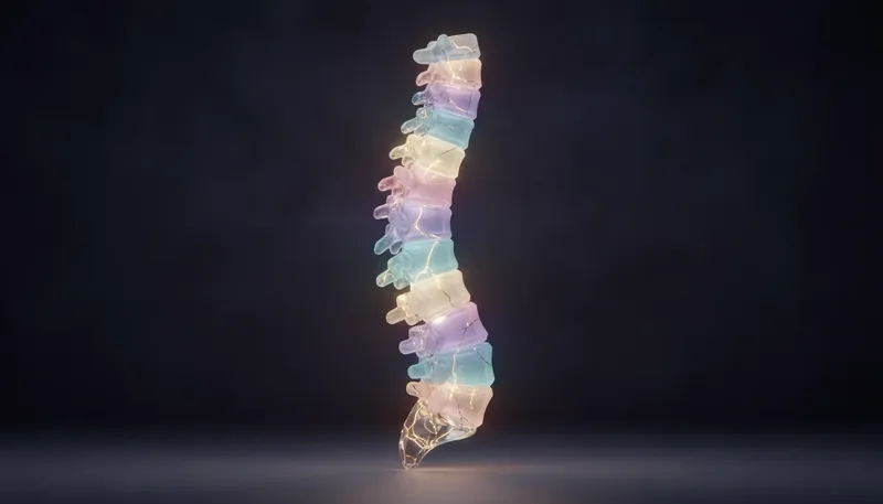 A symbolic crystal spine illustrating how to handle pressure at work, showing that true strength involves acknowledging and managing stress to avoid breaking. Filename: how-to-handle-pressure-at-work-bestie-ai.webp