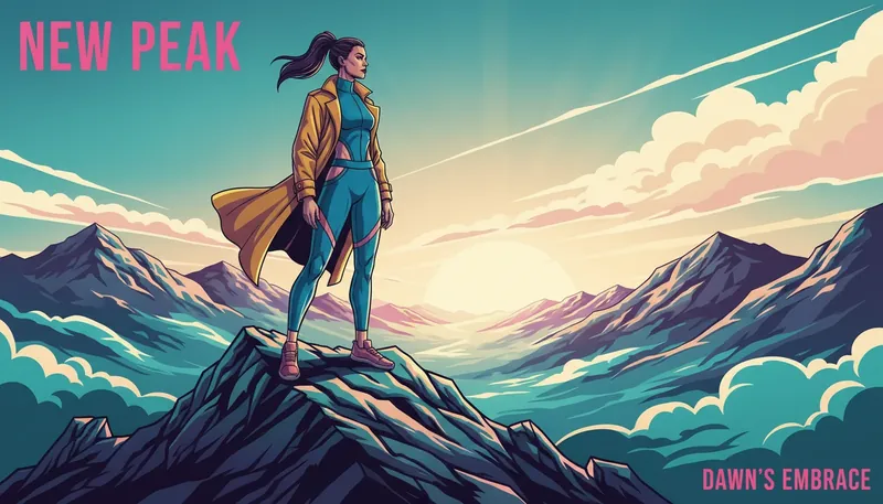 A lone figure looking out over a new horizon, representing how to maintain motivation after success-bestie-ai.webp