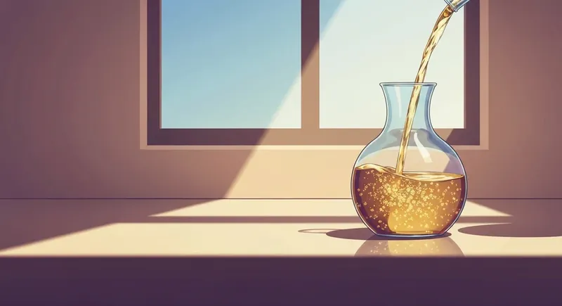 A symbolic image representing how to stop being so sensitive and crying by managing one's emotional window of tolerance, featuring a glowing water vessel in a calm room. how-to-stop-being-so-sensitive-and-crying-bestie-ai.webp