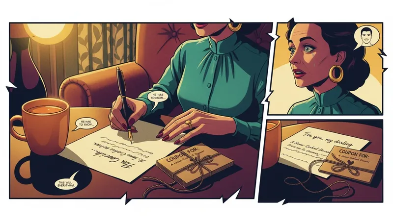 A person's hands writing a heartfelt letter, a powerful example of inexpensive but meaningful gifts for boyfriend that prioritize emotional value over monetary cost. filename: inexpensive-but-meaningful-gifts-for-boyfriend-bestie-ai.webp