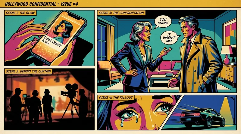 A phone screen displaying the official Michelle Randolph social media accounts, symbolizing the digital connection between fans and celebrities. Filename: michelle-randolph-social-media-accounts-bestie-ai.webp