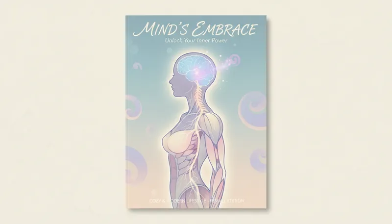 An illustration showing the mind body connection in sports psychology, where a glowing brain sends energy pathways through a human silhouette's body, symbolizing mental control over physical performance. Filename: mind-body-connection-in-sports-psychology-bestie-ai.webp