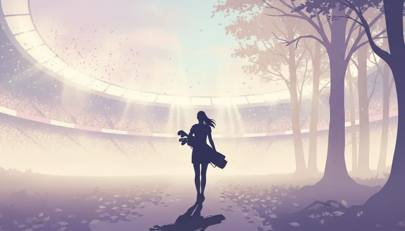 A poignant image illustrating the positive Mito Pereira retirement fan reaction, showing a golfer choosing personal peace over public adoration. mito-pereira-retirement-fan-reaction-bestie-ai.webp