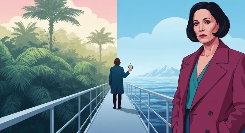 A symbolic representation of narcissist hot and cold behavior showing the contrast between love bombing and devaluation phases. narcissist-hot-and-cold-behavior-bestie-ai.webp