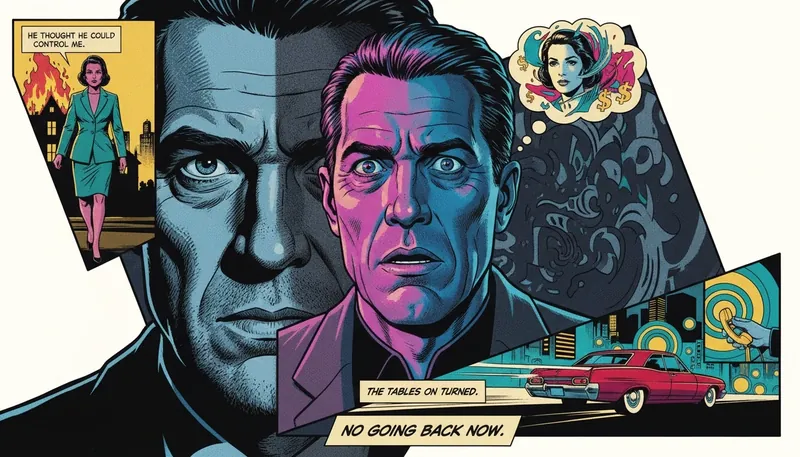 A symbolic image representing the psychology of Jake Gyllenhaal characters, with a man's face split between light and shadow to show deep character immersion. Filename: psychology-of-jake-gyllenhaal-characters-bestie-ai.webp