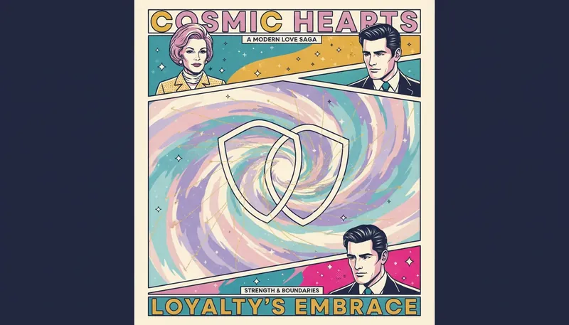 psychology-of-loyalty-in-relationships-bestie-ai.webp - A cosmic representation of healthy boundaries and the psychology of loyalty in relationships.