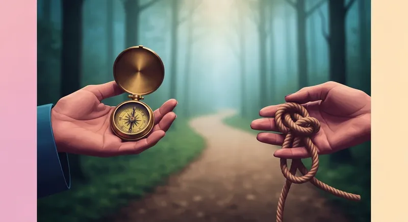 A person considers their path forward, using a personal relationship deal breakers list as their compass to untangle a difficult choice. Filename: relationship-deal-breakers-list-bestie-ai.webp