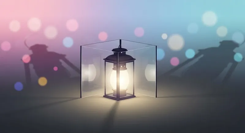 signs-people-taking-advantage-of-your-kindness-bestie-ai.webp - A glowing lantern representing a person's inner kindness protected by strong emotional boundaries in a misty landscape.