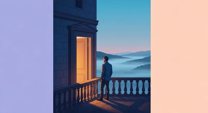 dismissive-avoidant-pulling-away-bestie-ai.webp - A symbolic illustration of emotional distance and the psychological wall of avoidant attachment.