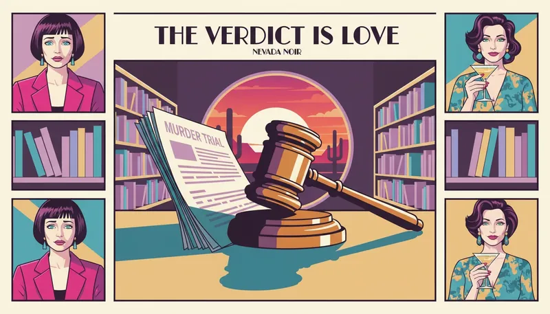 A legal gavel on documents representing what is open murder charge in Nevada-bestie-ai.webp