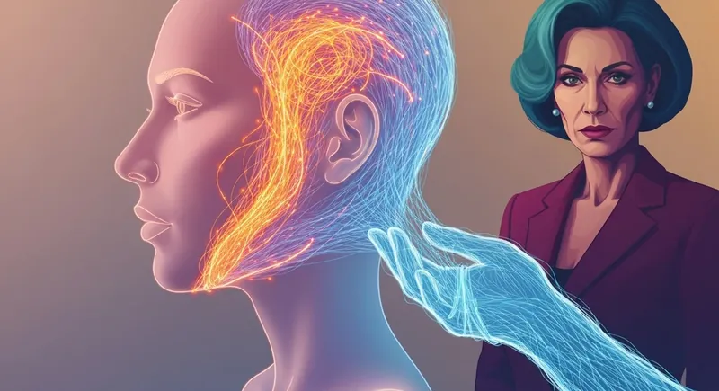 A visual metaphor for sensory processing disorder showing the transition from neurological chaos to sensory integration-bestie-ai.webp