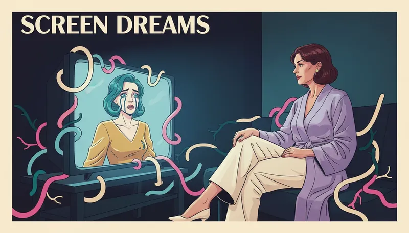 A person experiencing what is trauma bonding in media while watching a dark television show. stranger-things-what-is-trauma-bonding-in-media-bestie-ai.webp