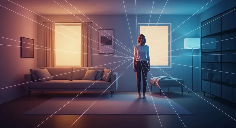 gendered-emotional-labor-bestie-ai.webp. A woman surrounded by glowing threads symbolizing the invisible weight of gendered emotional labor in relationships.